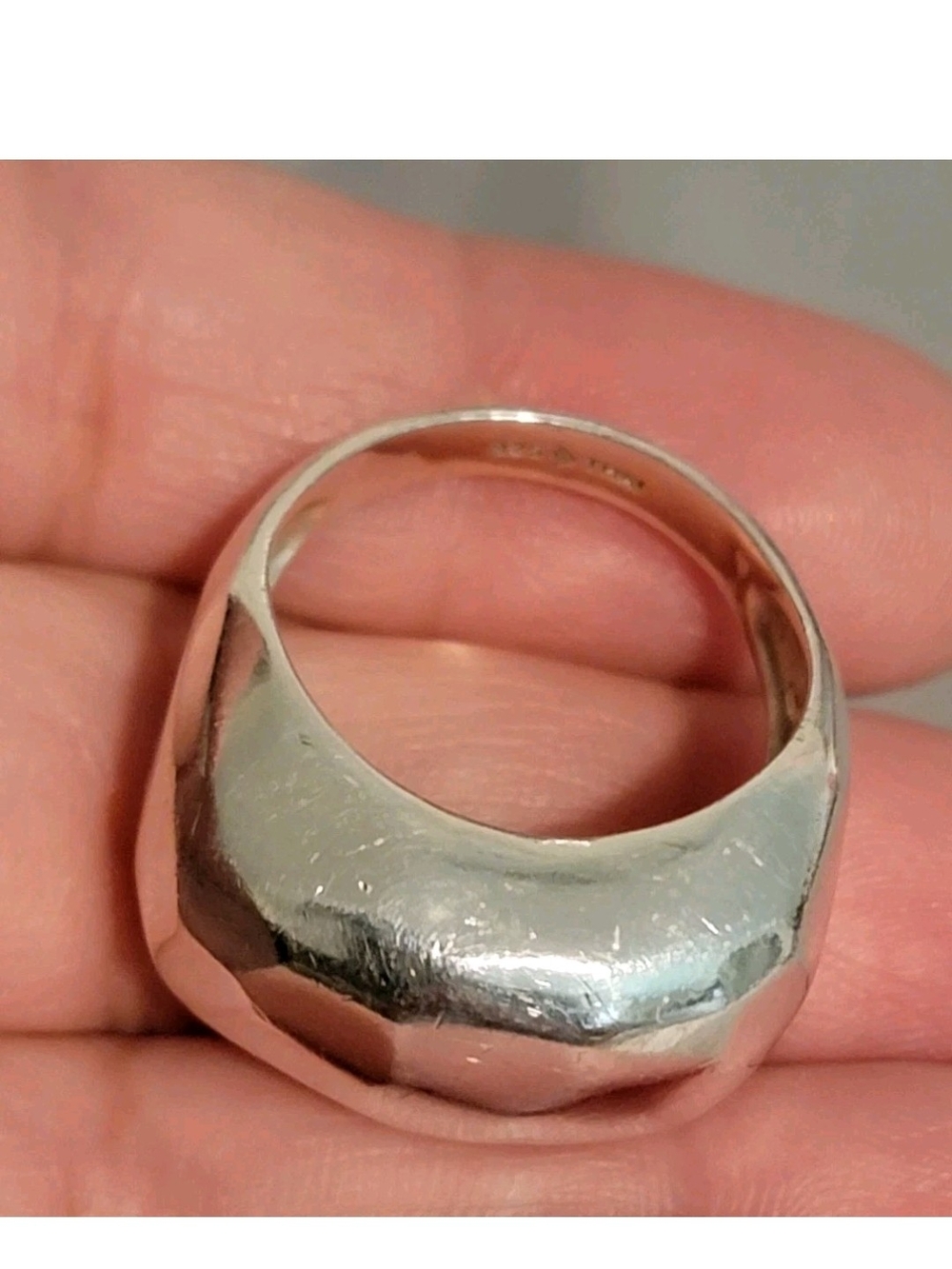 Silpada Hammered Dome Sterling Silver 925 Ring Size 10 - Picture 4 of 8